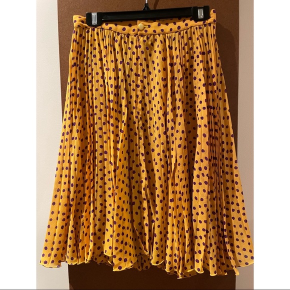100% silk vintage Ungaro polka-dot skirt - Picture 2 of 4